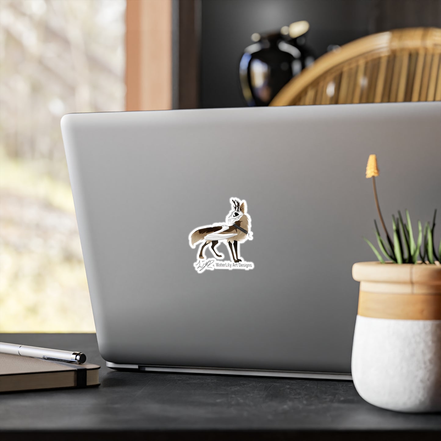 Quil Character Artistic Animal Vinyl Decals for Home Decor, Sticker for Laptop, Car, Water Bottle, Unique Gifts