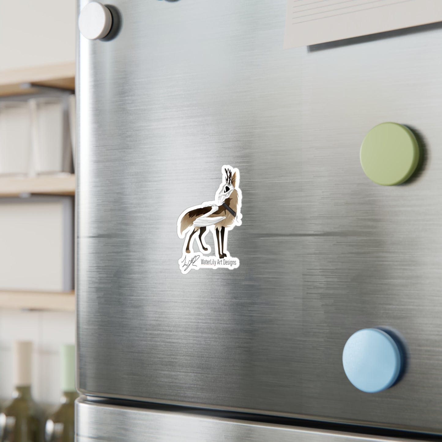 Quil Character Artistic Animal Vinyl Decals for Home Decor, Sticker for Laptop, Car, Water Bottle, Unique Gifts