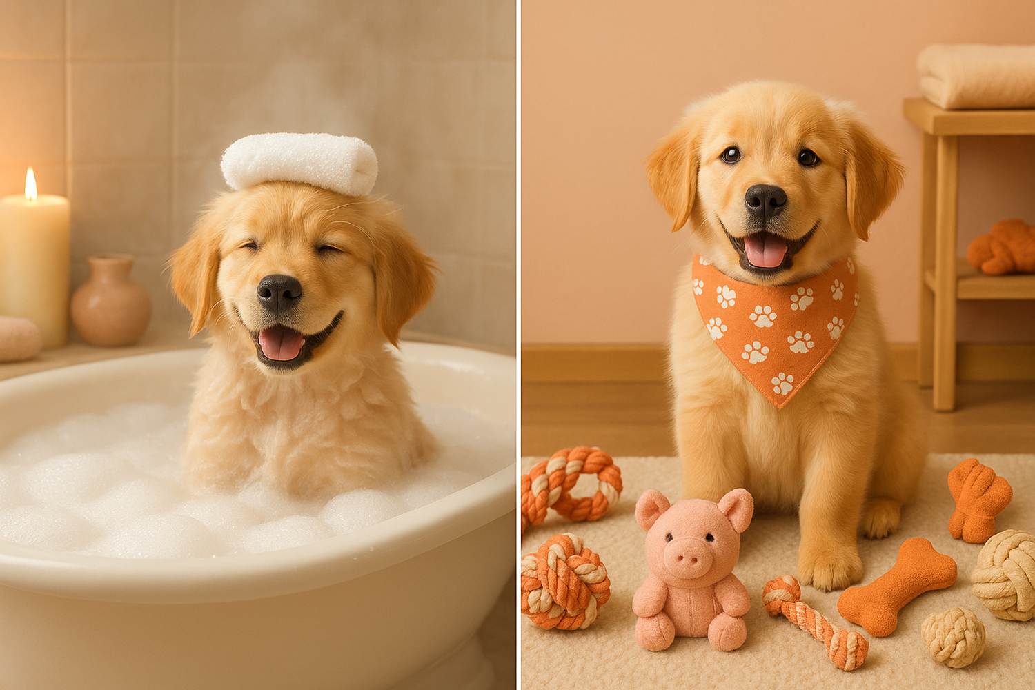 give-your-puppy-the-royal-treatment-with-a-warm-bath-and-an-adorable-bandana-or-tie-once-dry-dog-toys-and-other-handmade-products-available-for-your-pooch