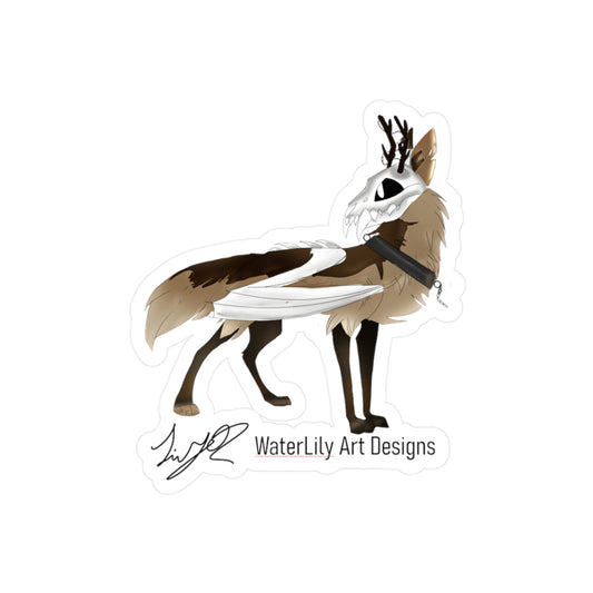 Quil Character Artistic Animal Vinyl Decals for Home Decor, Sticker for Laptop, Car, Water Bottle, Unique Gifts