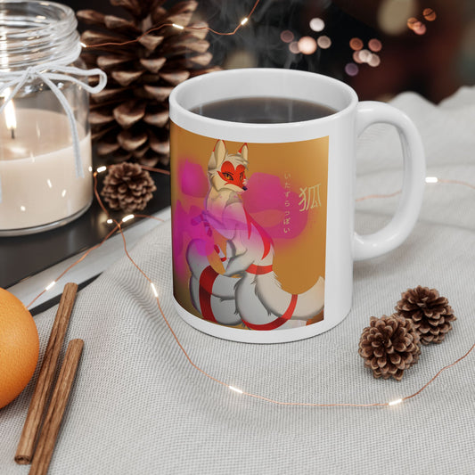 Whimsical Mila Character Fox Ceramic Mug - 11oz & 15oz