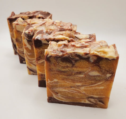 Brown Suede Summer Handmade Soap