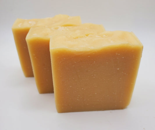 Goat Milk Soap with Sunflowers and Almonds